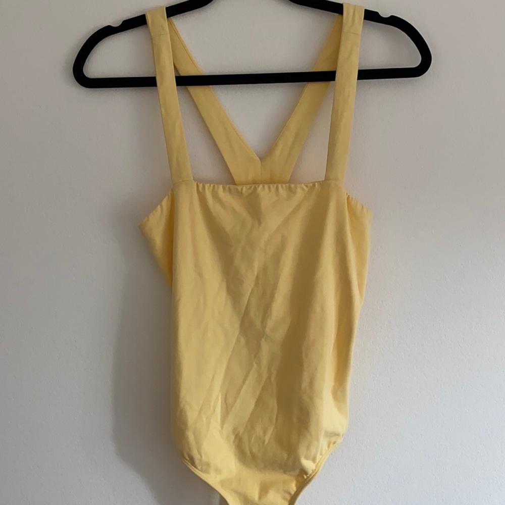 Yellow Bodysuit by superdown / Revolve - Picture 3 of 3